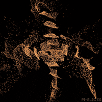 pislices loop fire 3d trippy GIF