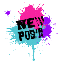 TheArtHouse new post newpost splat paint Sticker