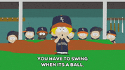 baseball coaching GIF by South Park 