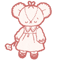 Bear くま Sticker