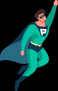 Publer flying superhero superman p GIF