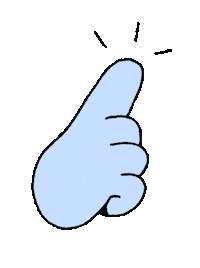Hand Click Sticker by robe.prieto