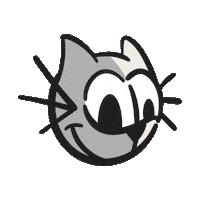 Catblink Sticker by Ferribiella