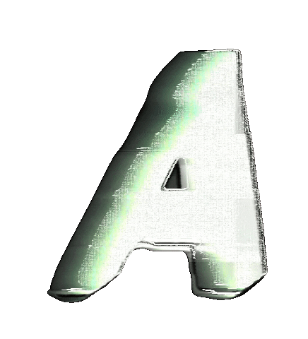 Glitch Alphabet Sticker by #BASILIO
