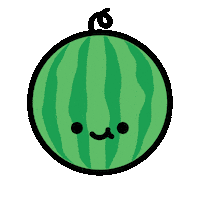 Watermelon Spinning Sticker