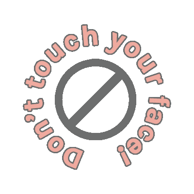 GLOEIINDONESIA hands glowing social distancing stay safe Sticker