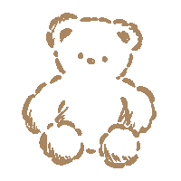 Bear Hello Sticker