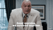 Good Morning Fisk GIF by Marvel Studios