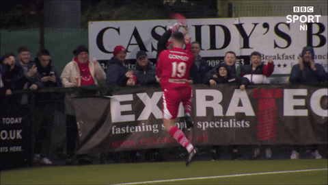 Fans Hug GIF by Cliftonville Football Club