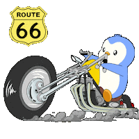 Road Trip Penguin Sticker by Pudgy Penguins