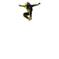 Space Landing Sticker by Simone Arena