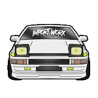 Drifting Initial D Sticker by ImportWorx