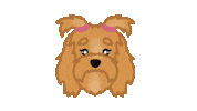 Cute Dog Sticker by zoopeez