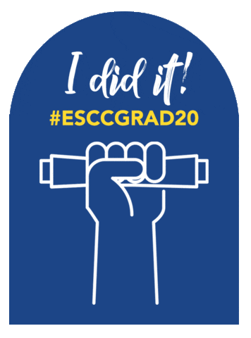 Esccgrad2020 Sticker by Edison State Community College