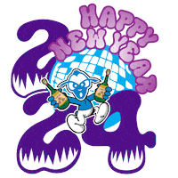 Happy New Year Sticker by Phetus