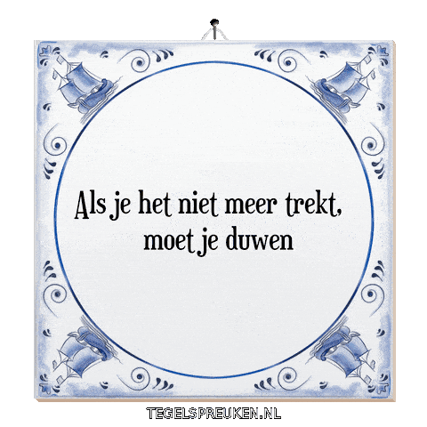 Focus Nl Sticker by Tegelspreuken.nl