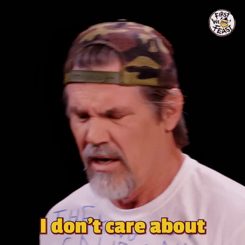 I Don't Care About Cinematographers