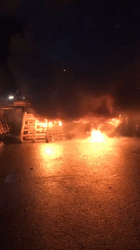 Prison Workers Burn Pallets, Tires to Protest Dangerous Conditions