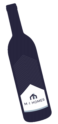 Wine Bottle Cheers Sticker by M/I Homes, Inc.