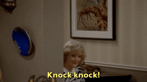 Knock Knock Reaction GIF by CBS
