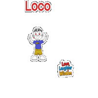 Loco Crack Sticker by Zhot