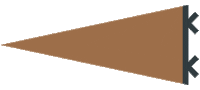 True North Pennant Sticker by DesignScout