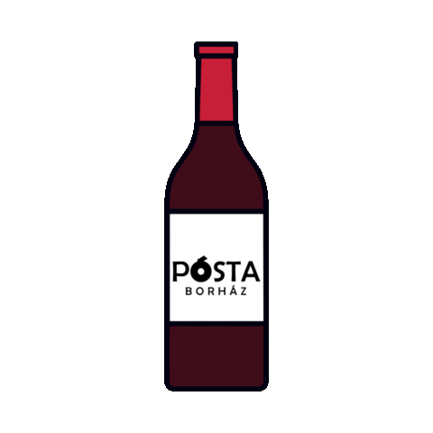 Drink Wine Sticker by PostaBorhaz