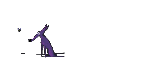 dog playing Sticker by lennon valinhas