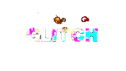 Glitch Glow Sticker