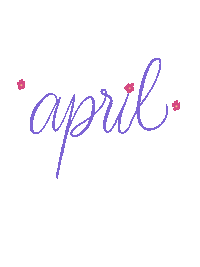wisecalligraphyshop summer flowers april handwriting Sticker