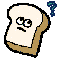 Question Mark Bread Sticker