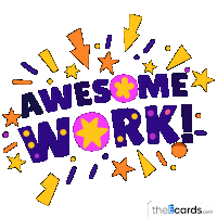 Well Done Good Job Sticker by TheEcards.com