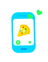 Delivery Lebensmittel Sticker by mjam