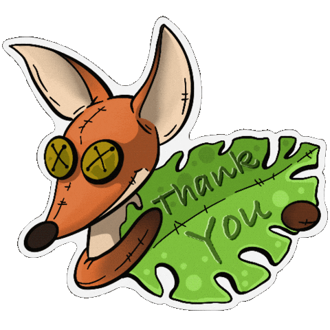 Happy Fox Sticker by LanaFox