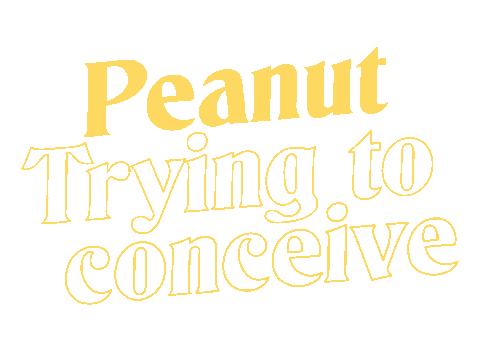 Conceive Social Network Sticker by Peanut App