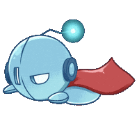 Robot Save Sticker by Mr.io Games