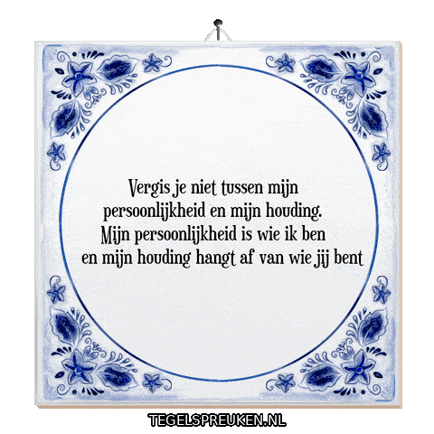 Respect Wijsheid Sticker by Tegelspreuken.nl