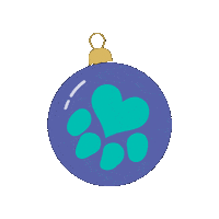 Christmas Ornament Sticker by Kentucky Humane Society
