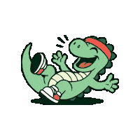 Dino Sticker by Nova Tennis Academy