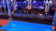 Splash Fail GIF by Australian Ninja Warrior