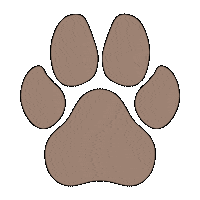 Dog Paw Sticker