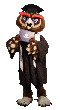 Graduation Owlsley Sticker by Florida Atlantic University