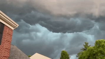 'Crazy' Storm Clouds Loom Over Cincinnati, Ohio