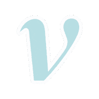 V Sticker by Velvet Vanity