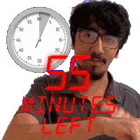 55Mins Sticker