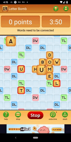 letterbombgame giphyupload game wordgame letterbomb GIF