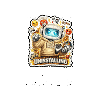 Rage Quit Sticker by Digi 995