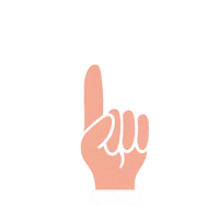 Hand Finger Sticker by ottos.ch
