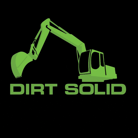 DirtSolid giphyupload backhoe dirtsolid GIF