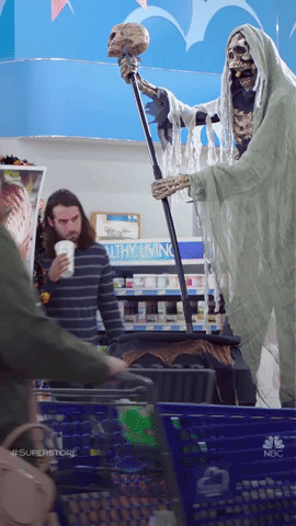 cloud 9 halloween GIF by Superstore